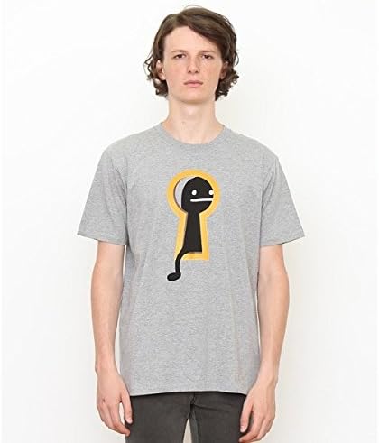 Amazon グラニフ Graniph ユニセックス ベーシックtシャツ キーホールビューティフルシャドー 109ヘザー グレー M Tシャツ カットソー 通販