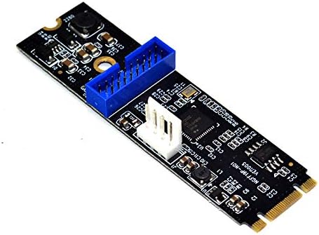 KALEA-INFORMATIQUE M.2 controller card (M2 NGFF type PCIe M or B+M Key) 2 USB 3.0 ports on angle with Nec D720202 chipset - Image 3