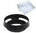 Fotasy 39mm Metal Curved Lens Hood, 39mm Vented Hood, 39mm Lens Hood for Fuji Leica Leitz Panasonic Olympus Panasonic Sony Lens, 39mm Screw-in Lens Hood