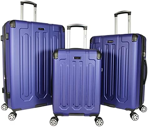 Amazon.com | Dejuno Monroe 3-Piece Hardside Spinner TSA