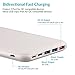 Charmast Power Delivery Power Bank, 26800mAh PD Power Bank, 18W USB-C Portable Charger with Quick Charge 3.0 Compatible with MacBook/New Type-C iPad Pro/MacBook Air, iPhone, Pixel, Samsung-White