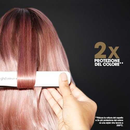 platinum+, Piastra per Capelli Intelligente 26 mm, Bianco