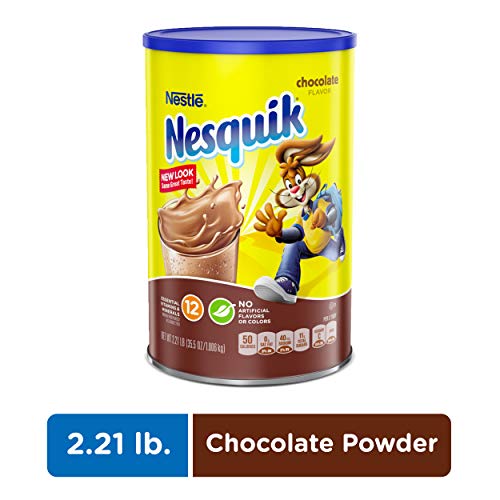 NESQUIK Chocolate Cocoa Powder, 2.21 Lb. Canister | Chocolate Milk Powder - Thumbnail 7