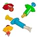Kiddy Dough 8-Piece Clay & Dough Extruders – Mega Fun Playset Includes 8 Colorful Extruder Tools Featuring 4 Unique Surprise Shapes – Bulk Party Pack Great for Home or School