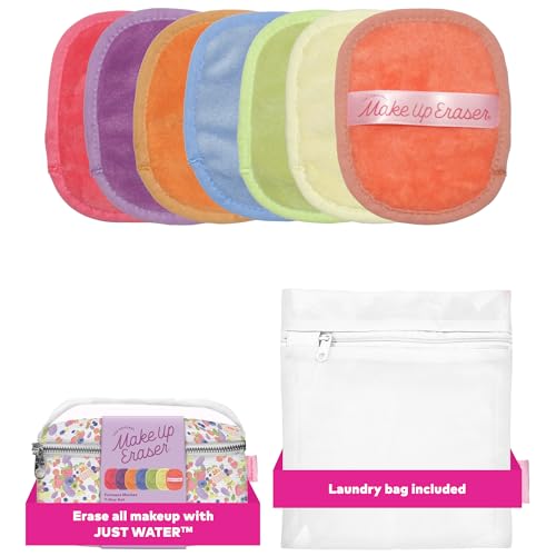 The Original MakeUp Eraser, 7-Day Set, Erase All Makeup with Just Water, Including Waterproof Mascara, Eyeliner, Foundation, Lipstick, Sunscreen, and More! 7ct