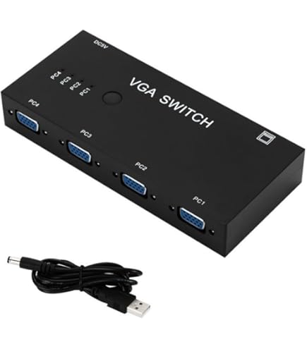 Top Deals 2 In 1 Out VGA VGA 2 PORTE een monitor t... – Grandado