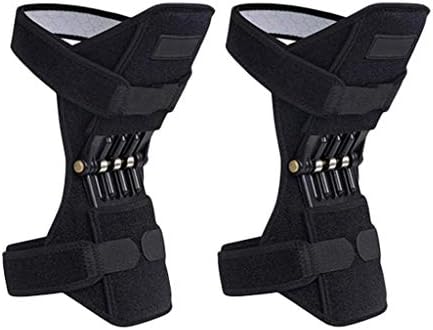 HiGOGO Powerful Knee Support Pads, Knee Joint Protector Patella Rebound Strap, Power Lift Spring Force, Gym Tendon Brace Band