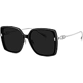 BOLON Women Trendy Elegant Oversized Square Sunglasses, Exclusive Eyewear Brand of EssilorLuxottica