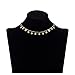 Zealmer Gold Coin Choker Necklace Circle Disc Choker