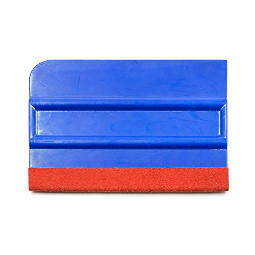 YUNPENG 7 PCS Car Vinyl Wrap Tool Kit Vehicle Window Glass Protective Film Tint Applicator with Felt Squeegees, Utility Knife and Blades, Micro Scrapers, Film Cutter Fit All Cars Easy to Install