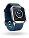 Fitbit Blaze Smart Fitness Watch, Blue, Silver, Small (5.5 - 6.7 inch) (US Version)