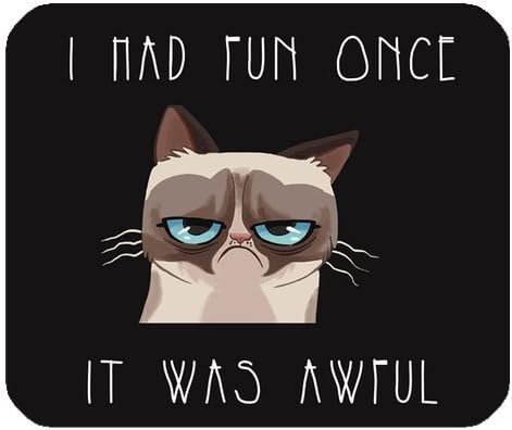 1 X Customize Your Own Grumpy Cat Mouse Pad Cartoon Mousepad-JN409