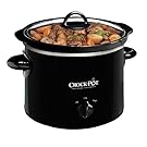 Crock-Pot 2-QT Round Manual Slow Cooker, Black