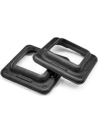 Yes4All - Elevadores de escalones aeróbicos ajustables (se venden por pares) - Tamaño del club de salud y varios colores disponibles - Soporta hasta 300 libras