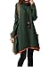 MedeShe Womens 100% Cotton Turtleneck Long Sleeve Casual Pullover Sweater Knit Loungewear