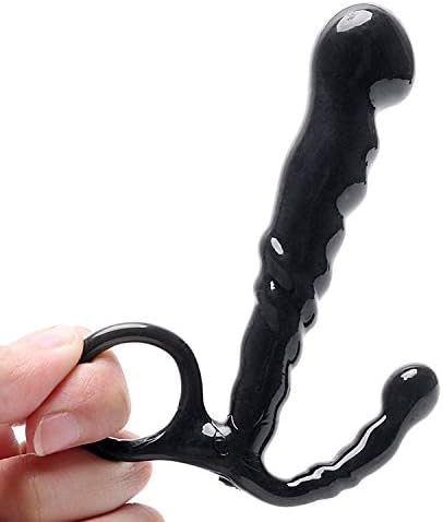 SunUitraLove Bullet Viberate Toys Happy Toys for Men Women Blockage Toys S/M/L A-nàl Plug with Pull Ring Magr Erotic Toys Crystal Jewelry,Small, Palo de masaje para adultos (Color : Middle)