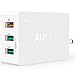 Quick Charge 2.0 AUKEY 3-Port USB Wall Charger with Micro-USB Cable for Galaxy S8/S7/S6/Edge/Plus, Note 4/5, LG G4, Nexus 6, iPhone, iPad & More | Qualcomm Certified