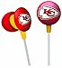 Zeikos NFL Kansas City Chiefs Ear Phones