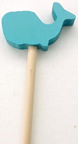 Wooden Pointer, AA-730WH24-24" Made in USA w/Whale & red Rubber end Cap, Perfect for Smart Board Screen.
