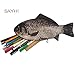 MorningRising Carp Fish-like Zipper Pouch Weird Pen Pencil Case Makeup Case/ Bag