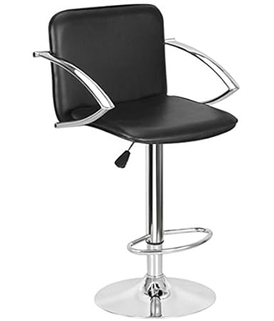 MBTC KBC Cafeteria Chair/Bar Stool/Office Stool in Black