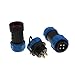 Ideapro Pair Waterproof Aviation Cable Connector + Socket SP21-4 4 Pin IP68