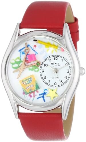 Whimsical Gifts Women's Teacher Chalkboard 3D Watch | Handmade in USA | Unique Fun Novelty
