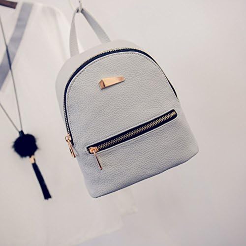 grey backpack handbag