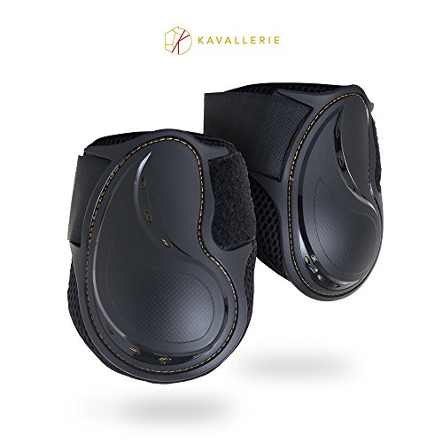 Kavallerie Classic Fetlock Boots, Impact-Absorbing and Air-Perforated Material, Durable & Evenly Distributes Pressure, Fetlock Injury Protection, Non- Slip with Soft Lining Show Jumping Boots