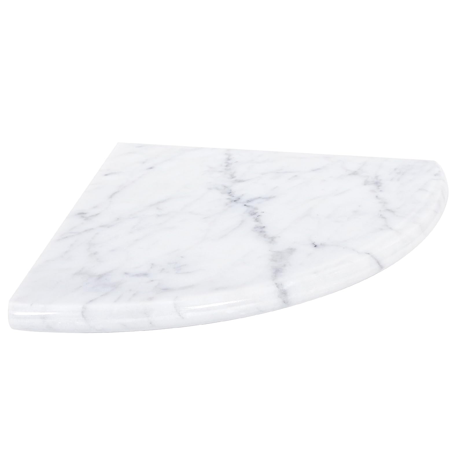 Mua 9 Inch Carrara White Marble Corner Shower Shelf, Polished Wall