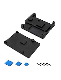 iUniker Raspberry Pi Funda, Raspberry Pi Metal Case with Dual Fan Aluminium Alloy, Raspberry Pi Fan, Heatsink for Raspberry Pi 3 Model B, Pi 2 B - Not compatible with Pi 3 B+