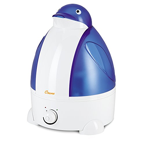 Crane Adorable Ultrasonic Cool Mist Humidifier with 2.1 Gallon Output per Day - Penguin