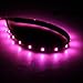 ESUPPORT Purple 12v 15 Led 30cm Car Flexible Waterproof Underbody Light Strip Decoration Pack of 8