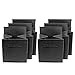 Sorbus Foldable Storage Cubes - 6 Pack, 11 Inch, Black, Fabric, Foldable, Storage and Organization, Versatile Use, Collapsible Storage, Lightweight and Durable