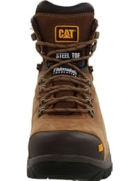 Caterpillar, bota de trabajo a prueba de agua con punta de acero, para hombre.