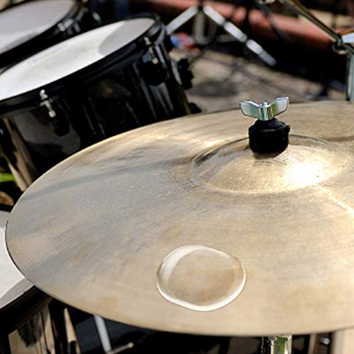 18pcs Clear Drum Damper Gel Pads Silicone Snare Drum Silencer Drum set Mute Dampener Stickers For Drums Tone Control
