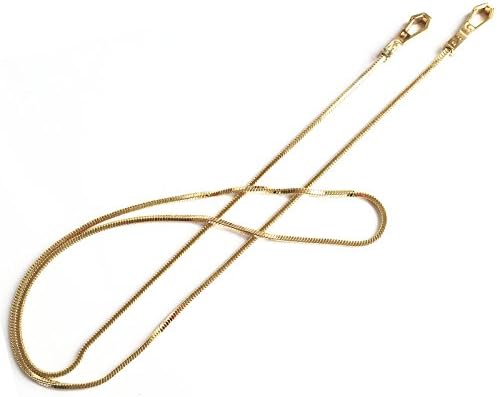 Onblue-Hardware XSL-G 47" Length 3MM Width Purse Replacement Strap Chains Gold Plated Chain for Crossbody Bags Gold Tone