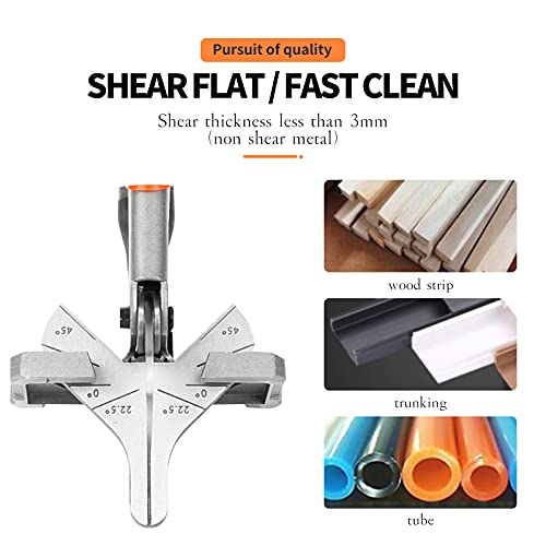 Terizger Miter Shears for Angular,Quarter Round Cutting Tool,Multi