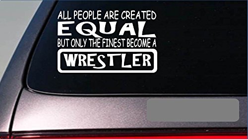 EZ-STIK Wrestler Equal StickerG764 8" Vinyl Wrestling Uniform Headgear Pads Shoes