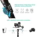 FeiyuTech Feiyu AK2000 3-Axis Handheld Gimbal Stabilizer with LCD Touch Panel Compatible with Canon/Panasonic/Sony/Nikon Cameras, MAX Payload 6.17 LB, M4 Kernel MCU