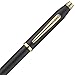 Cross Century II, Black, Selectip Rolling Ball Pen with 23 Karat Gold Plated Appointments (2504)