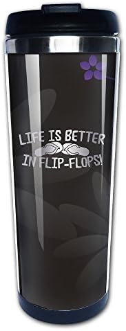 CHAPPY MUGS Life Is Better In Flip Flop Platinum Style Coffee Cup