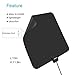HDTV Antenna, 50~65 Miles Range Amplified HDTV Antenna with Detachable Signal Booster, USB Power Supply for TV with All Local Broadcast 4K/HD/VHF/UHF Signal Channels