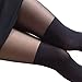 Gotoole Women's Black Over the Knee Tights Thigh High Stocking