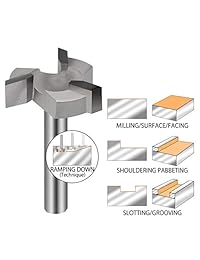 SILIVN   Punta de enrutador para carburador CNC de 1 4'' de vástago duradero   1 paquete