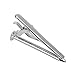 BodyJ4You Tie Clip Pinch Bar Nail Pin Design Men Wedding Father Fashion Jewelry Gift Box