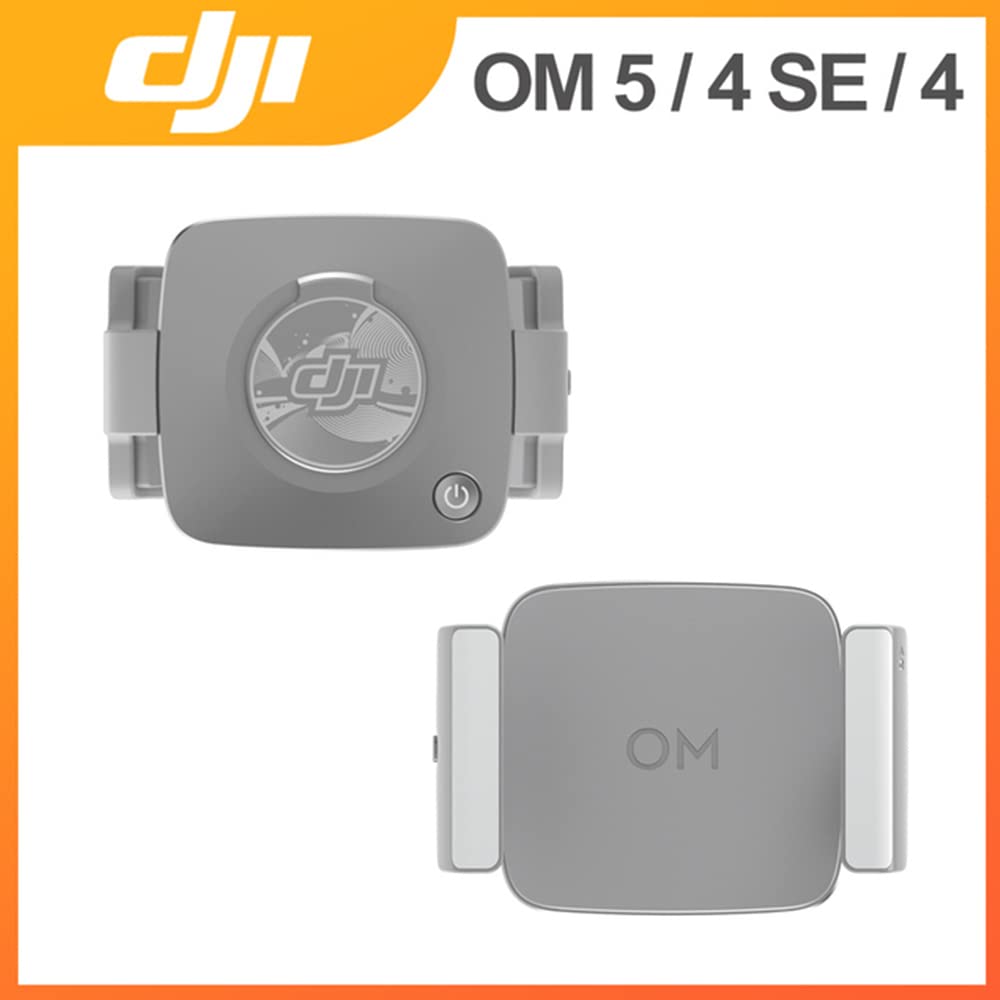 Original DJI OM Fill Light Phone Clamp for DJI Osmo Mobile 6/OM 5/OM 4 SE/OM 4 Magnetic Design with Adjustable Brightness and Color Temperature