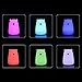 Night Light Lamp LED Lighting Cartoon Lauco Cute Bear,Silicone Multicolor USB Rechargeable Soft Nursery Lamp for Baby Kids Toddler Boys Girls,and Sensitive for Bedroom or Bed,Kitchen-Tap Control
