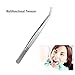 Dental Tweezer Dentist Tweezers Serrated Angled Forceps Professional Tweezers Beak Dressing Pliers Surgical Forcep Diagnostic Instruments