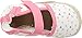 Robeez Kids' Sunshine Espadrille-K Crib Shoe, Bridget-White/Pink, 0-6 Months M US Infant